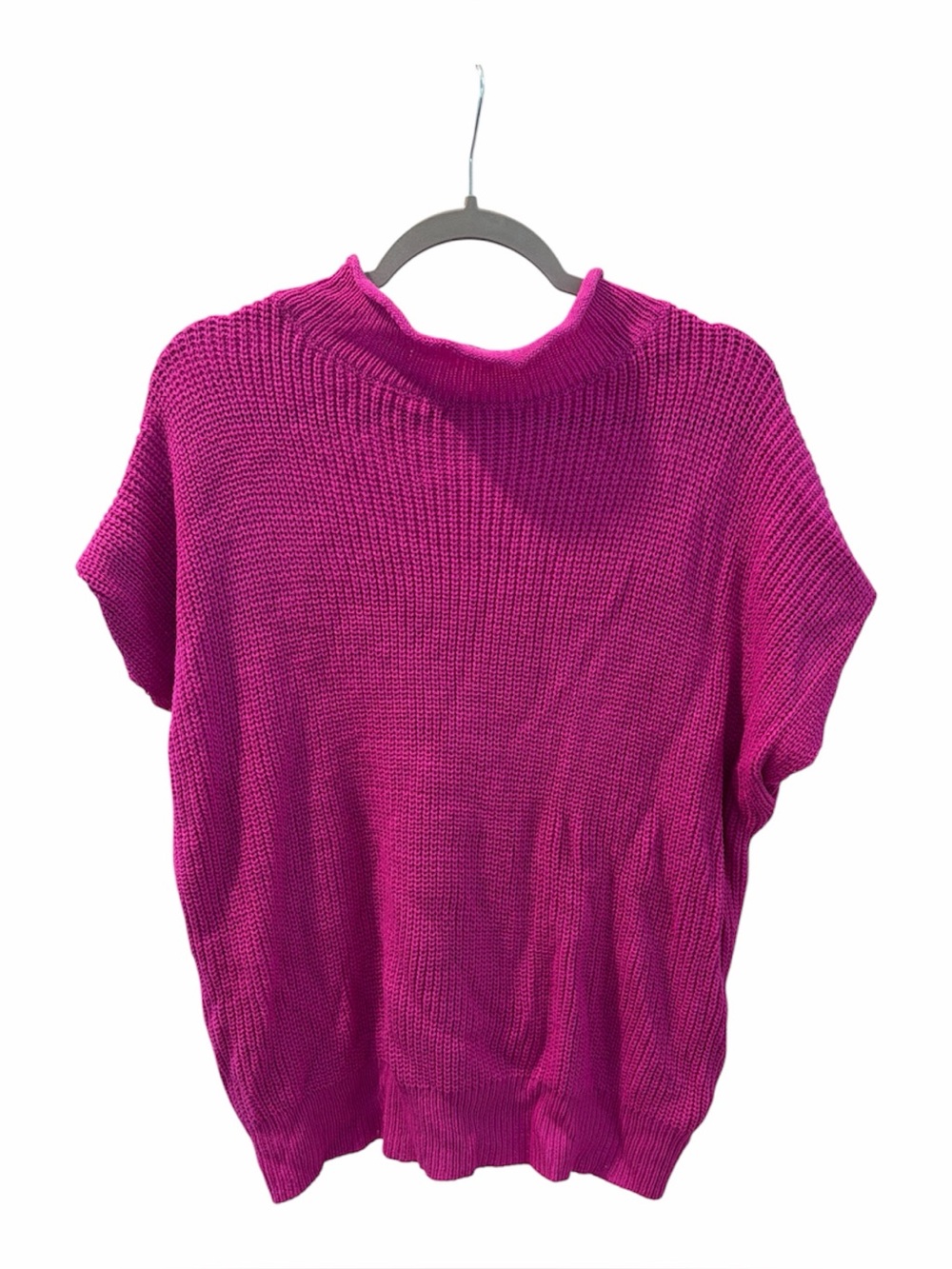 SHEIN CURVE Magenta Short Sleeve Sweater size 0XL